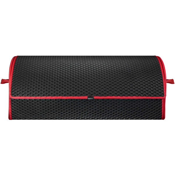 EVAtech Bagageorganisatör PRO L 32x75x30 cm - svart / röda kanter