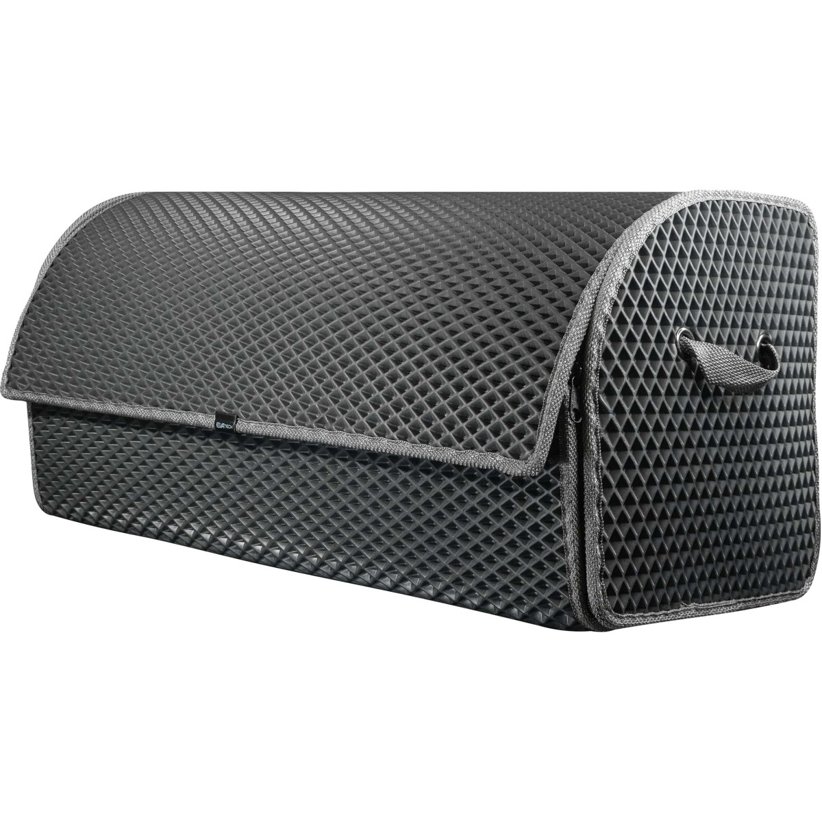 EVAtech Bagageorganisatör PRO L 32x75x30 cm - grå / grå kanter EVAtech Bagageorganisatör PRO L 32x75x30 cm - grå / grå kanter