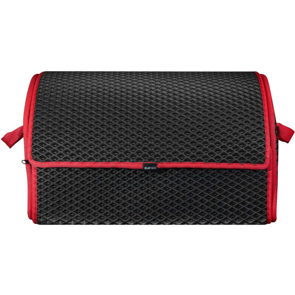 EVAtech Bagageorganisatör PRO M 32x50x30 cm - svart / röda kanter