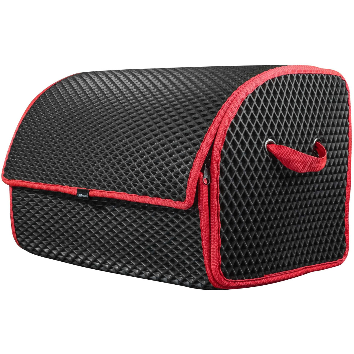 EVAtech Bagageorganisatör PRO M 32x50x30 cm - svart / röda kanter EVAtech Bagageorganisatör PRO M 32x50x30 cm - svart / röda kanter