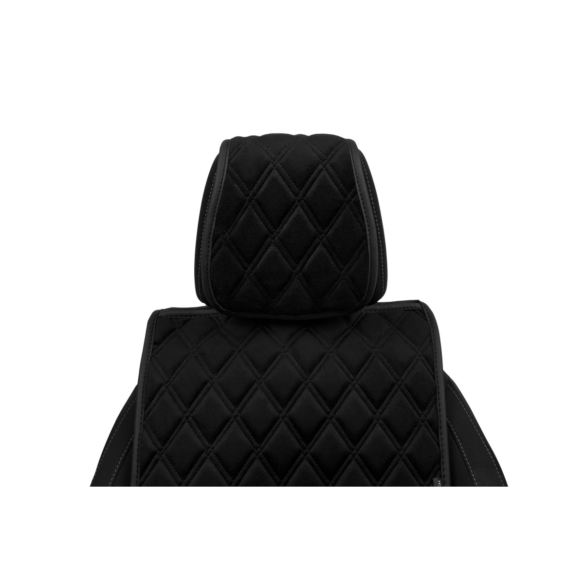 EVAtech Basic Bilsätesskydd, 2 st - svart / svarta kanter / svarta sömmar EVAtech Basic Bilsätesskydd, 2 st - svart / svarta kanter / svarta sömmar