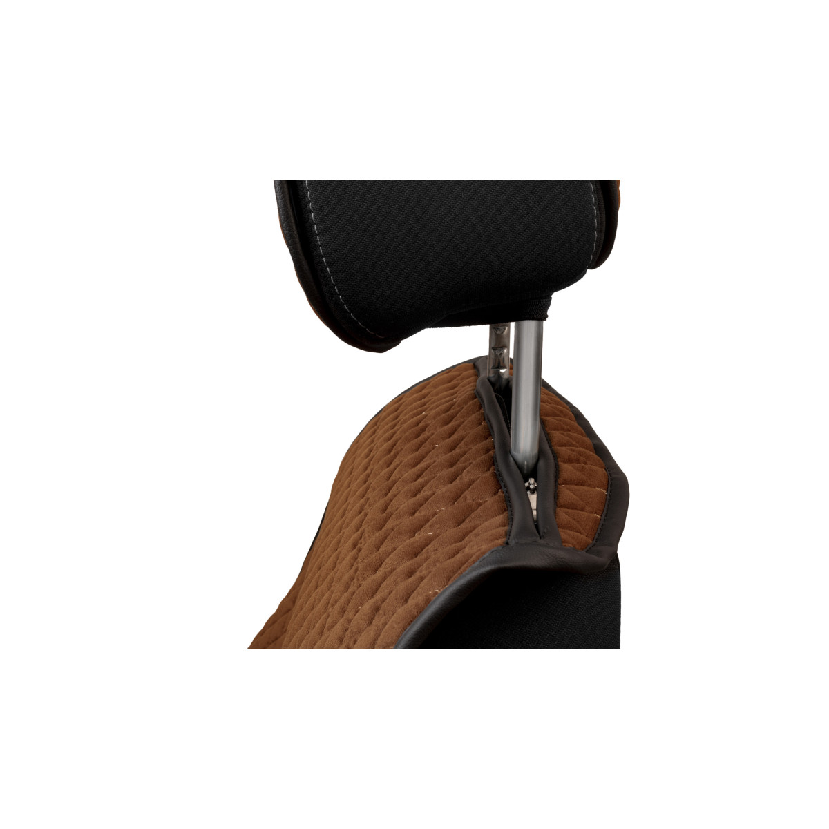 EVAtech Basic Bilsätesskydd, 2 st - brun / svarta kanter / bruna sömmar EVAtech Basic Bilsätesskydd, 2 st - brun / svarta kanter / bruna sömmar