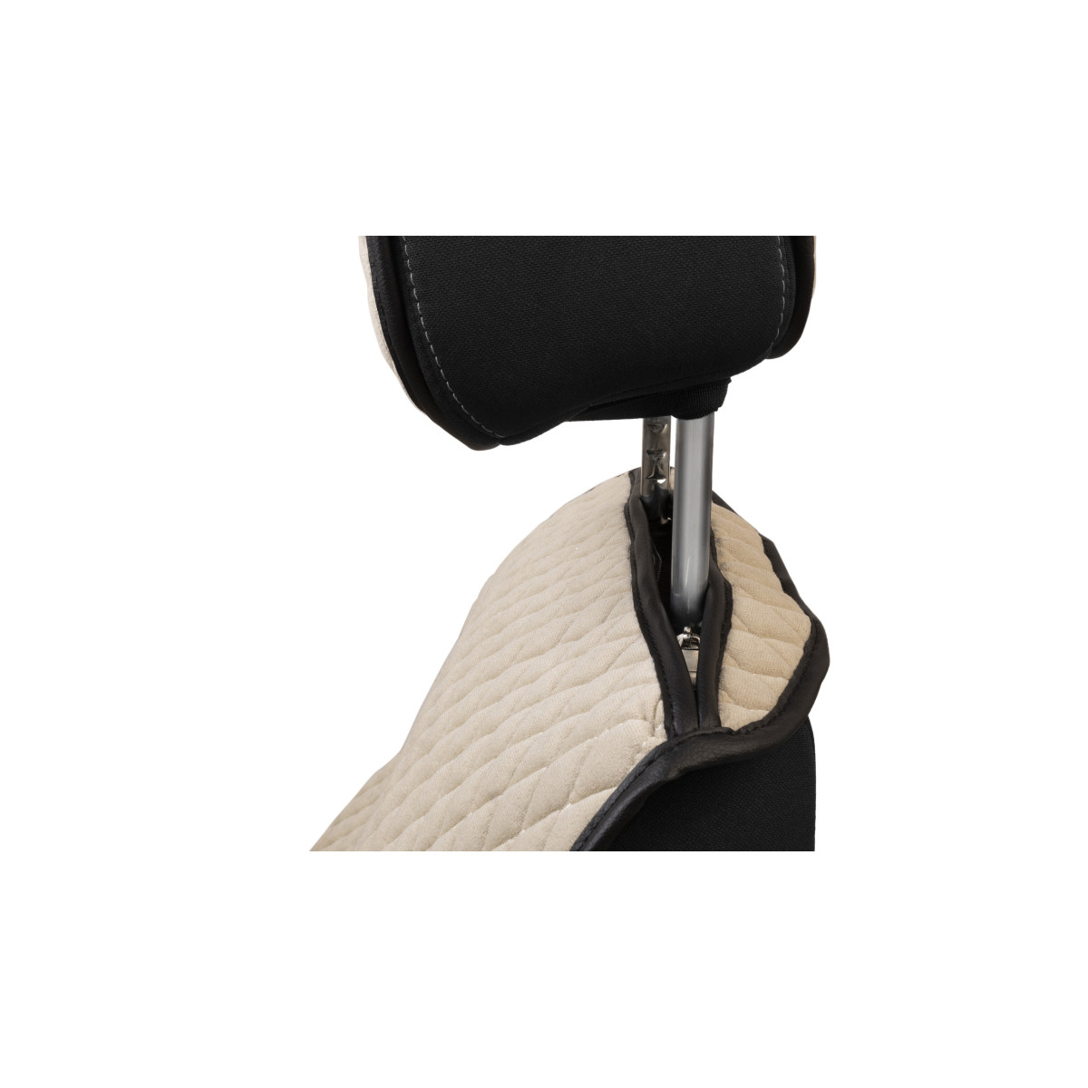 EVAtech Basic Bilsätesskydd, 2 st - sandfärgad / svarta kanter / sandfärgade sömmar EVAtech Basic Bilsätesskydd, 2 st - sandfärgad / svarta kanter / sandfärgade sömmar