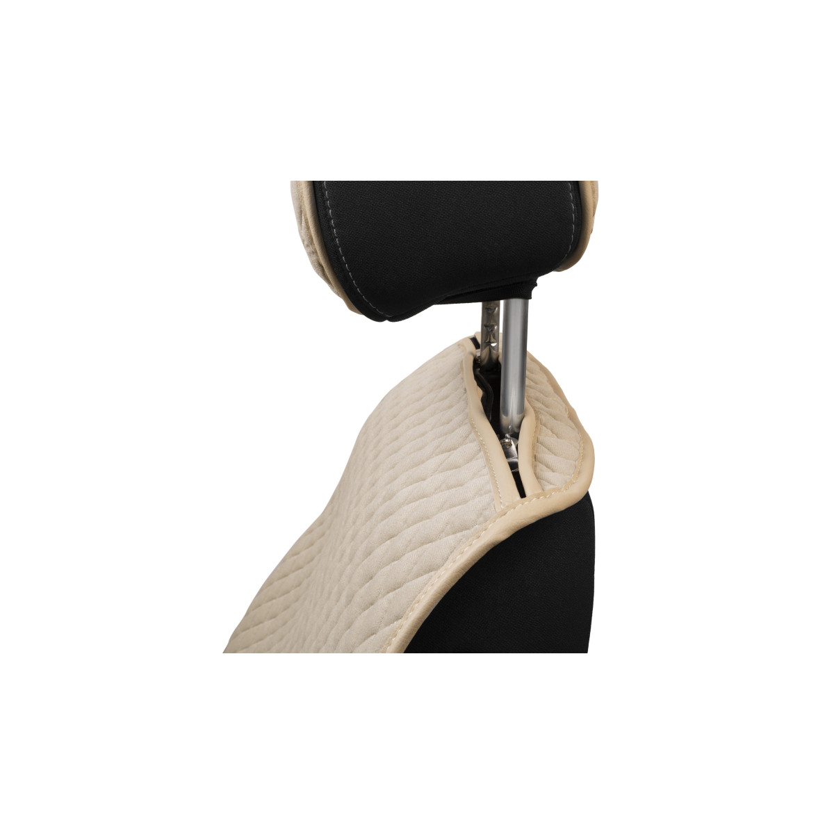 EVAtech PRO Bilsätesskydd, 2 st - sandfärgad / sandfärgade kanter / sandfärgade sömmar