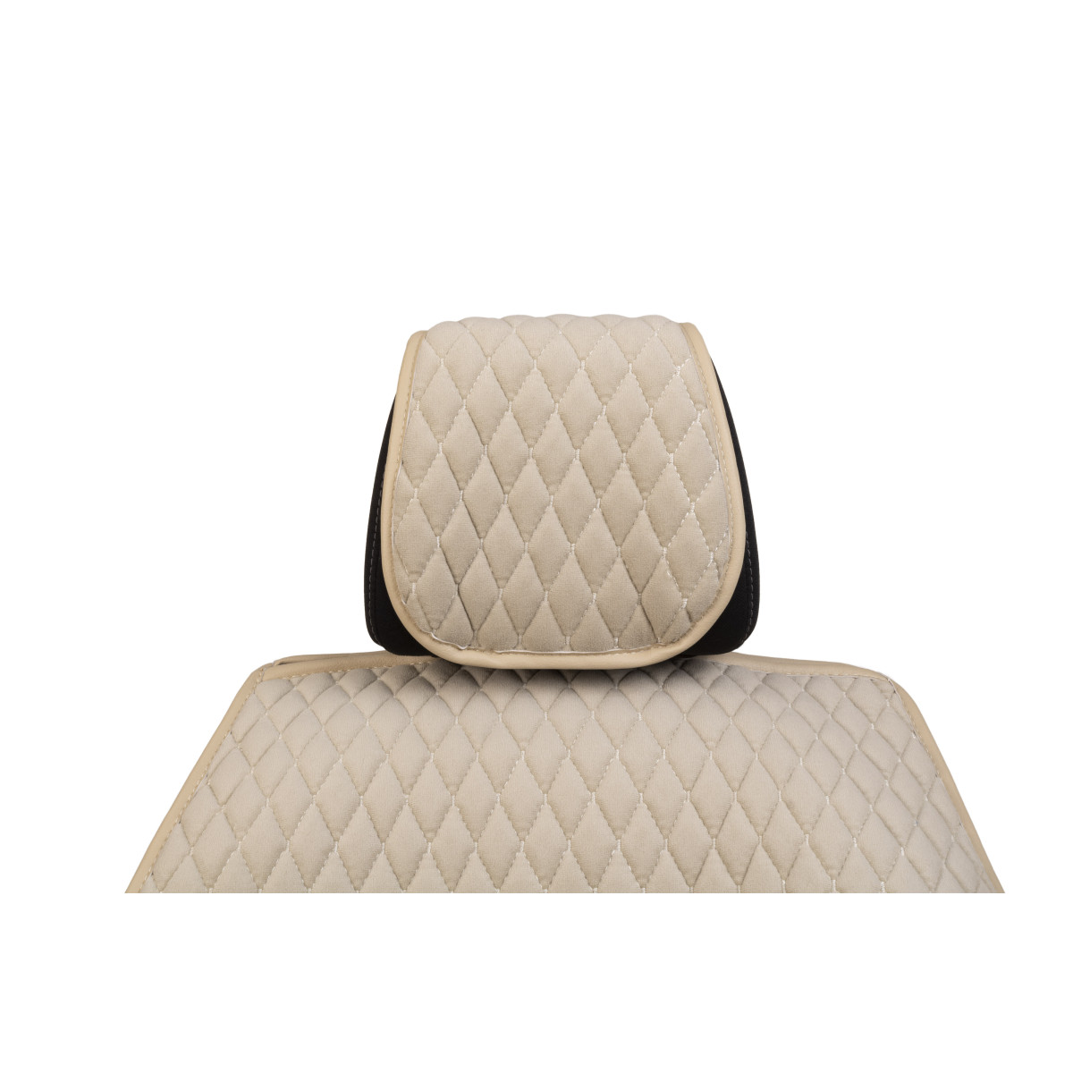 EVAtech PRO Bilsätesskydd, 2 st - sandfärgad / sandfärgade kanter / sandfärgade sömmar