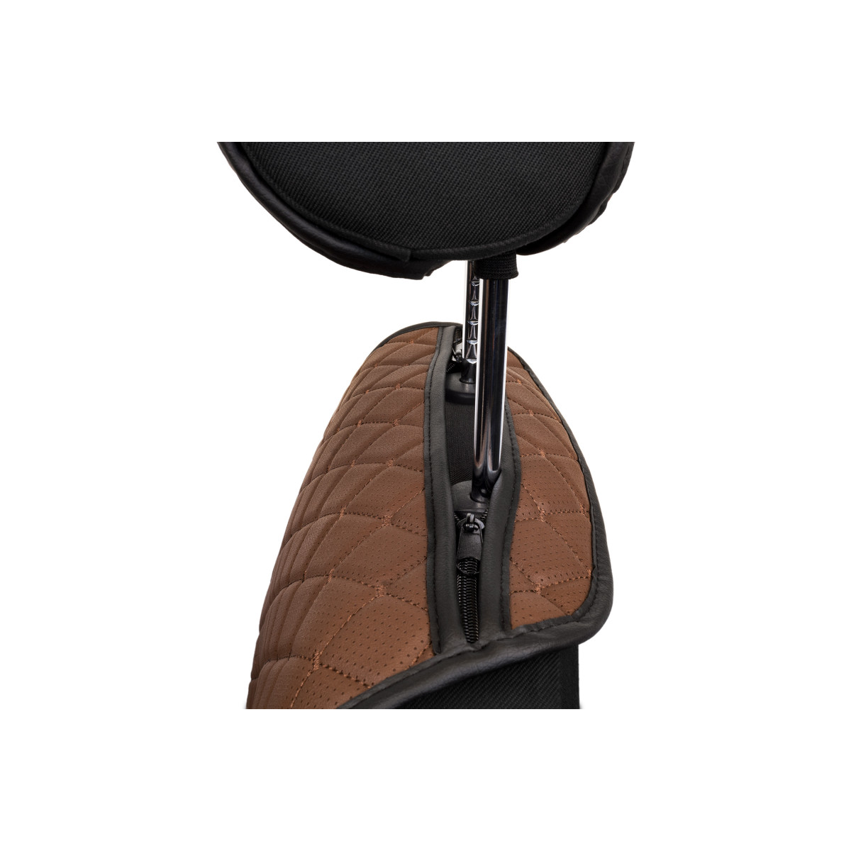 EVAtech ECO Max bilsätesskydd, 1 st - brun / svarta kanter / bruna sömmar EVAtech ECO Max bilsätesskydd, 1 st - brun / svarta kanter / bruna sömmar