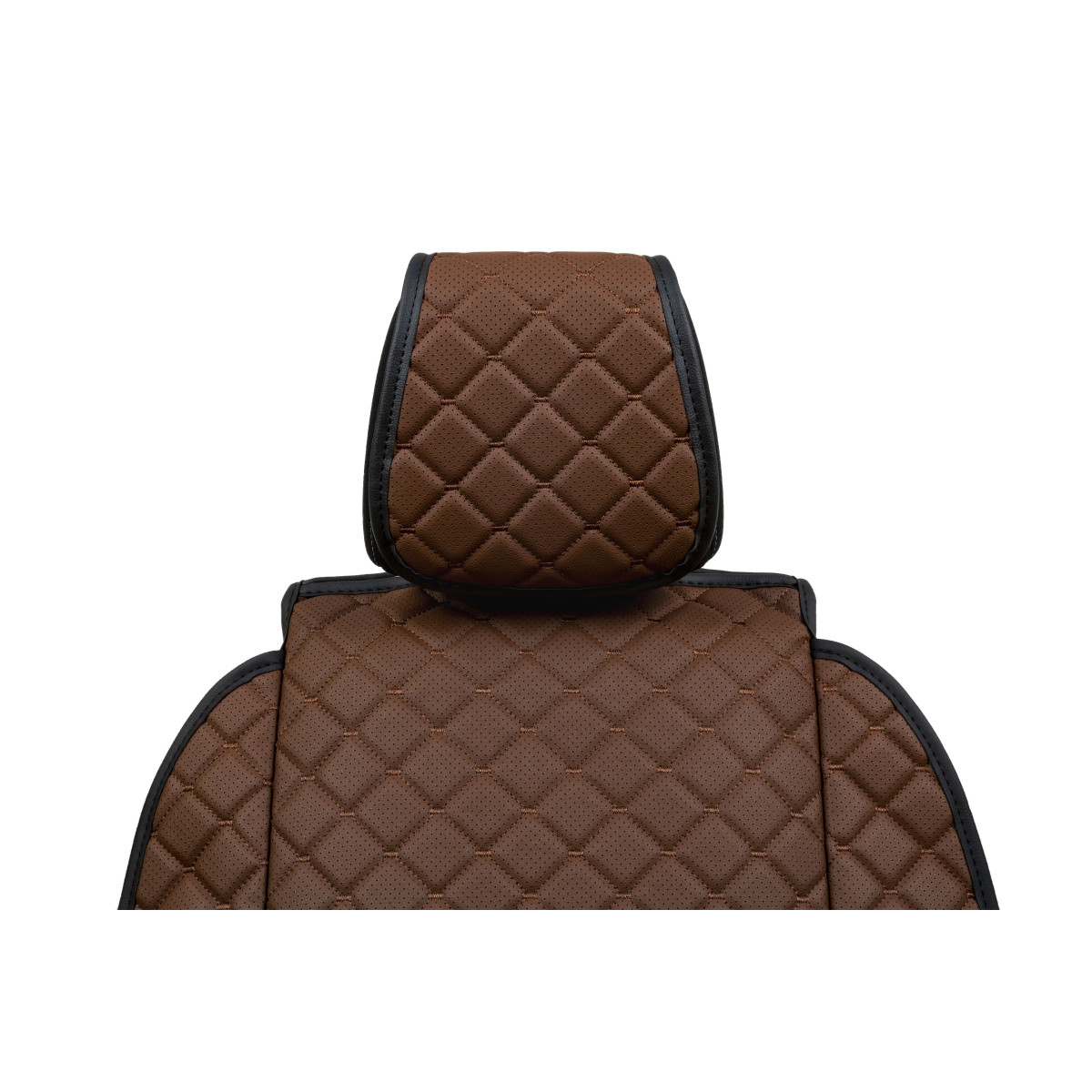 EVAtech ECO Max bilsätesskydd, 1 st - brun / svarta kanter / bruna sömmar EVAtech ECO Max bilsätesskydd, 1 st - brun / svarta kanter / bruna sömmar