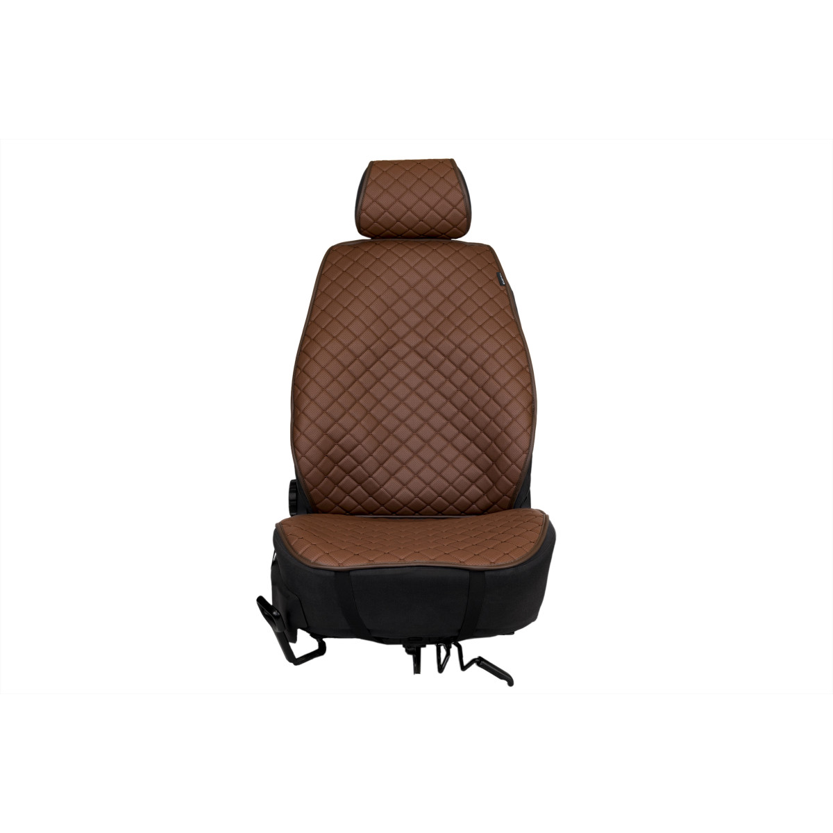 EVAtech ECO PRO Bilsätesskydd, 1 st - brun / bruna kanter / bruna sömmar