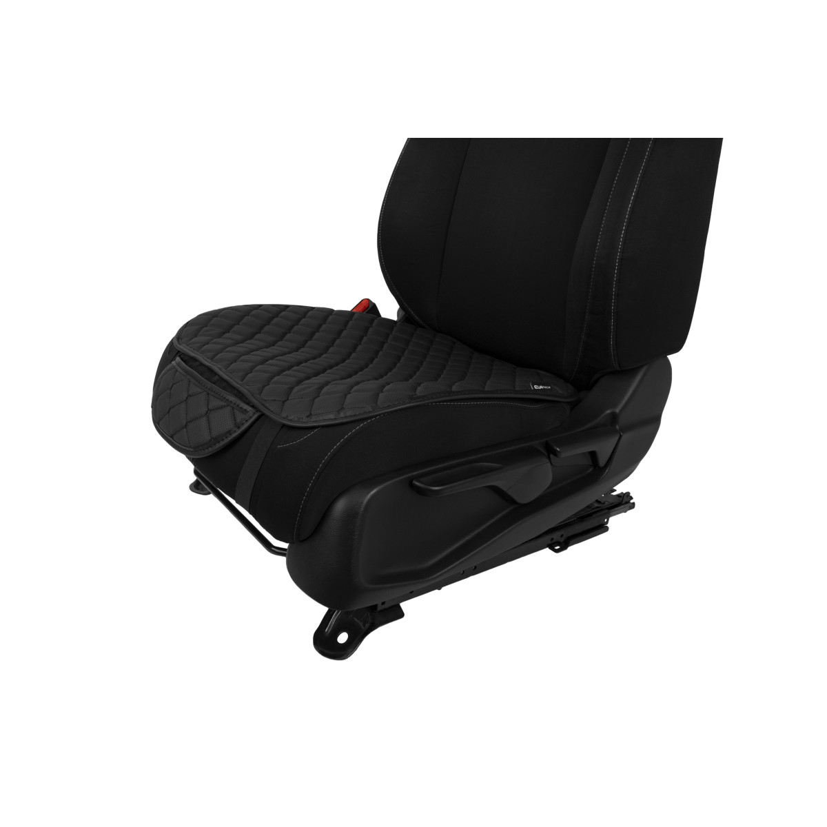 EVAtech ECO Sitsöverdrag, 1 st - svart / svarta kanter / svarta sömmar