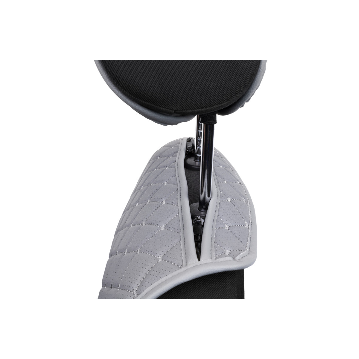 EVAtech ECO PRO Bilsätesskydd, 2 st - grå / grå kanter / grå sömmar EVAtech ECO PRO Bilsätesskydd, 2 st - grå / grå kanter / grå sömmar