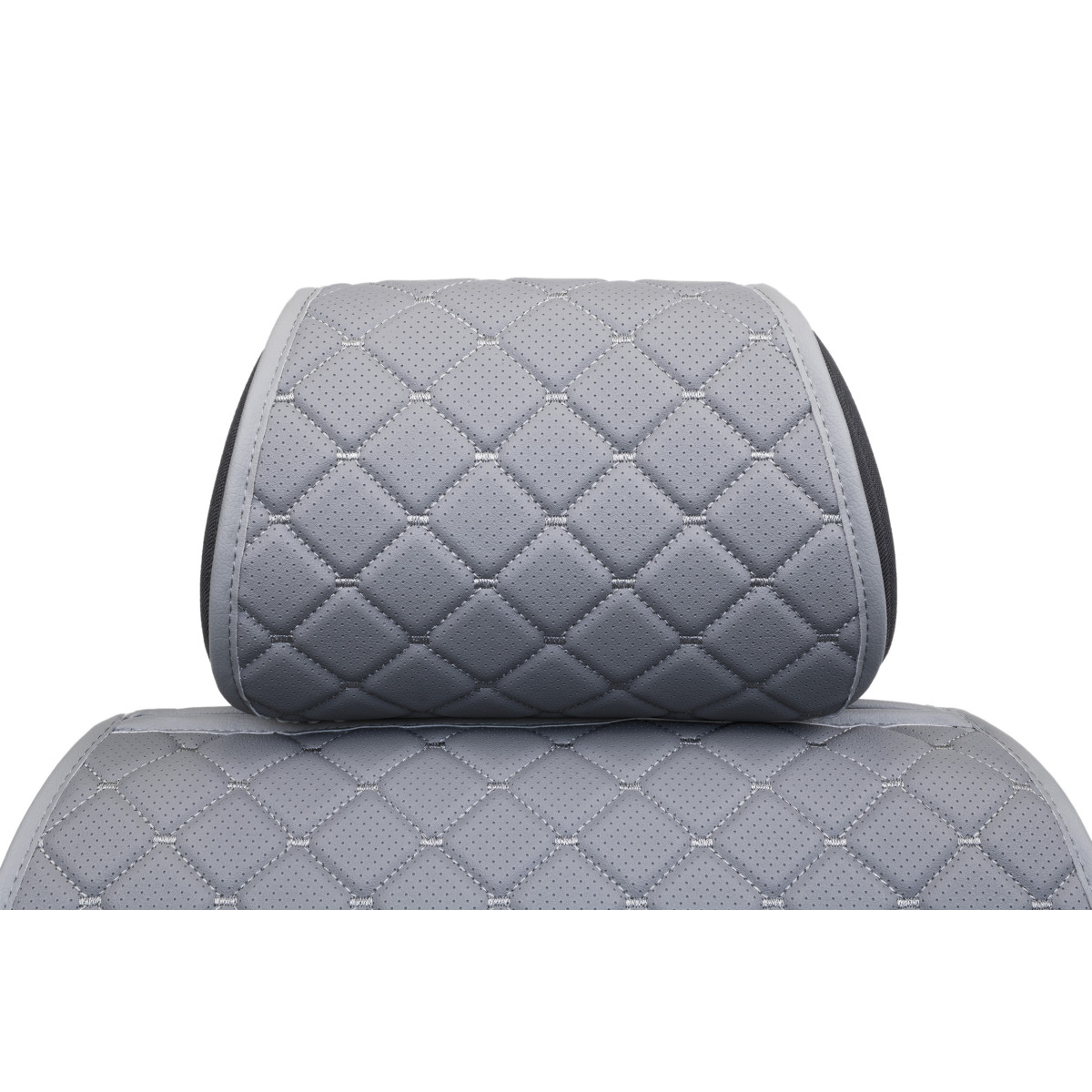 EVAtech ECO PRO Bilsätesskydd, 2 st - grå / grå kanter / grå sömmar EVAtech ECO PRO Bilsätesskydd, 2 st - grå / grå kanter / grå sömmar