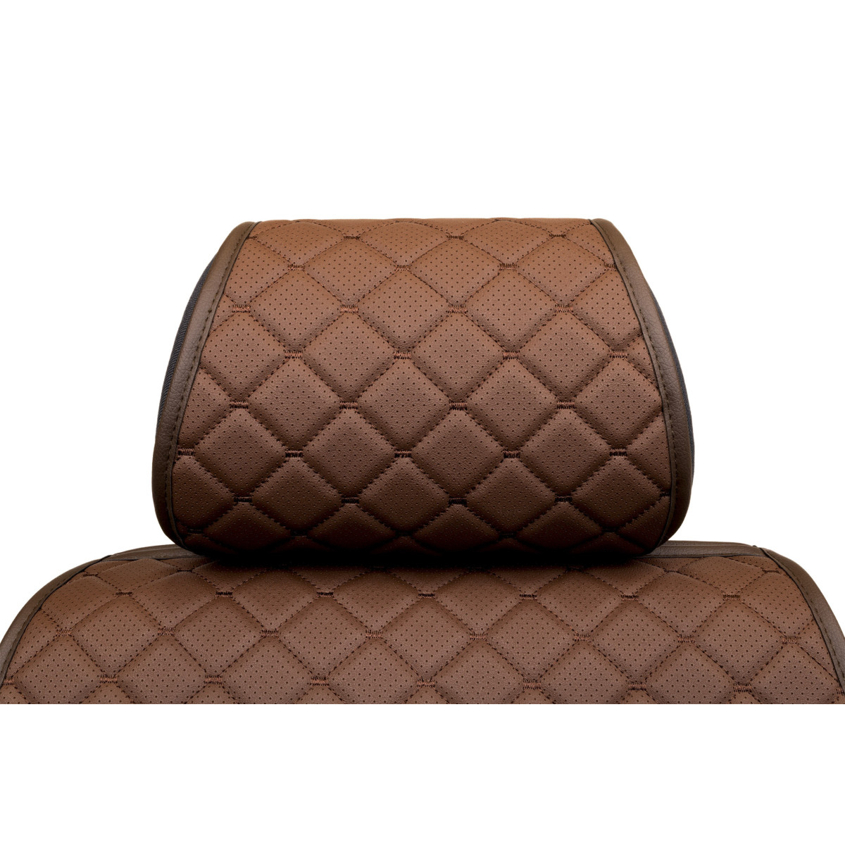 EVAtech ECO PRO Bilsätesskydd, 2 st - brun / bruna kanter / bruna sömmar EVAtech ECO PRO Bilsätesskydd, 2 st - brun / bruna kanter / bruna sömmar