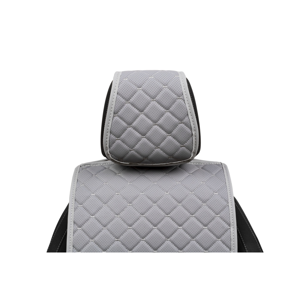 EVAtech ECO Standard Bilsätesskydd, 2 st - grå / grå kanter / grå sömmar EVAtech ECO Standard Bilsätesskydd, 2 st - grå / grå kanter / grå sömmar