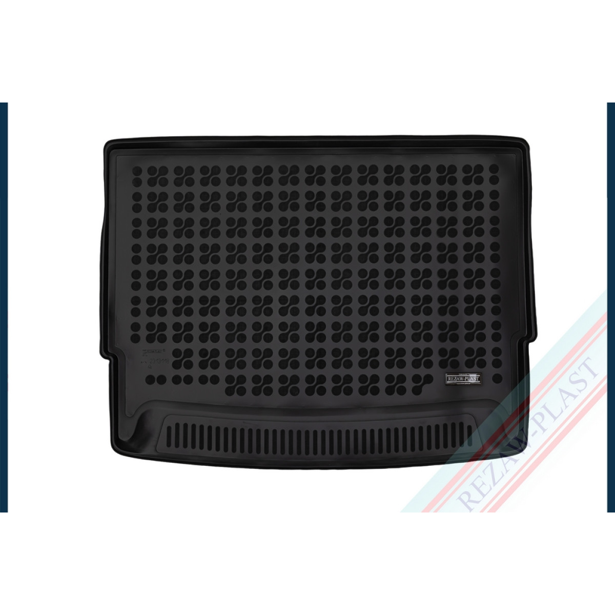 Gummi bagagerumsmatta Renault Austral E-Tech Full Hybrid (HEV) från 2022 (enkelt bagageutrymme , su standartinio dydžio atsarginiu ratu)