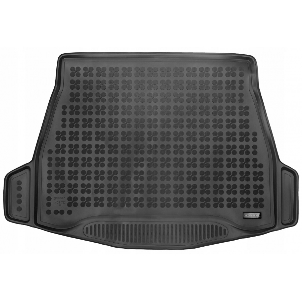 Gummi bagagerumsmatta Toyota bZ4X Electric version från 2022 (den övre delen, with heat pump, with repair kit)