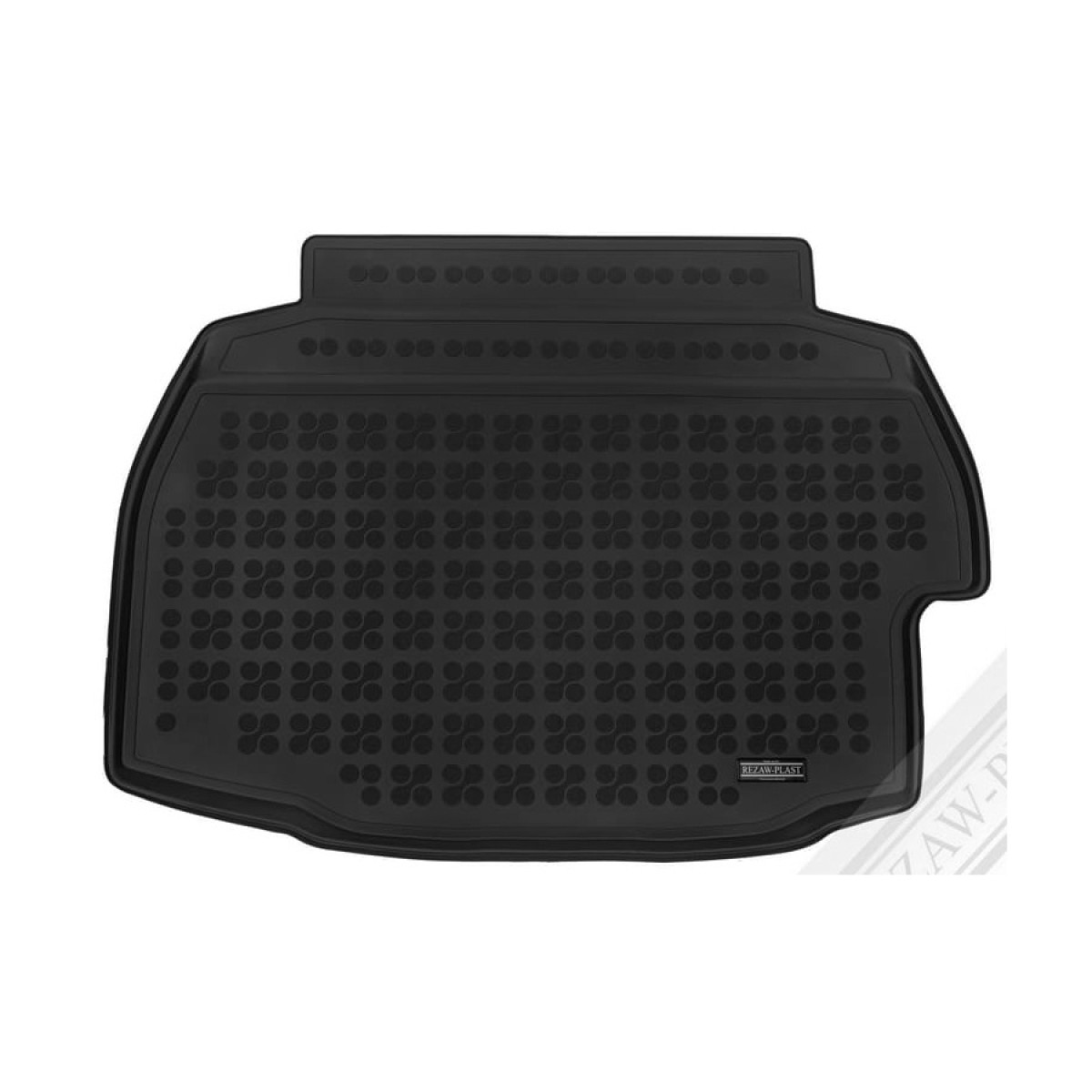 Gummi bagagerumsmatta Toyota C-HR II 2.0 Hybrid (HEV) från 2023 (den nedre delen, with repair kit, low organizer and battery in the trunk, split floor of the trunk by the seats)