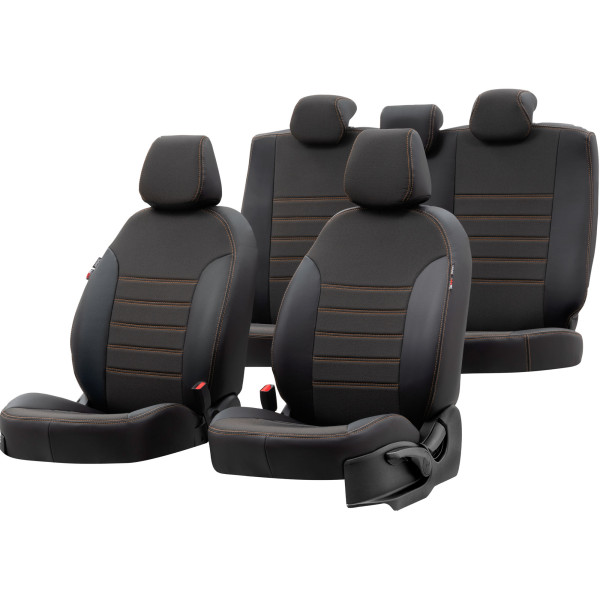 Paris sätesöverdrag (eco läder, textil) Nissan X-trail I 2001-2007