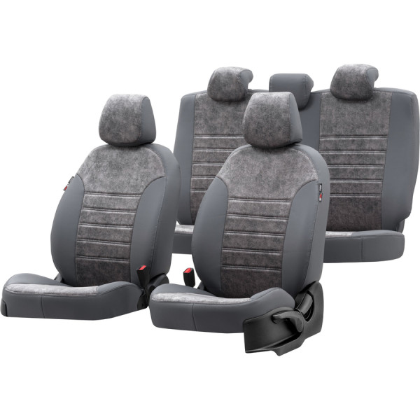 Milano sätesöverdrag (eco läder, textil) Volvo S60 I 2000-2010