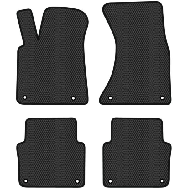Polymer EVA golvmattor Audi A8 D3 FWD Short Base 2002-2009