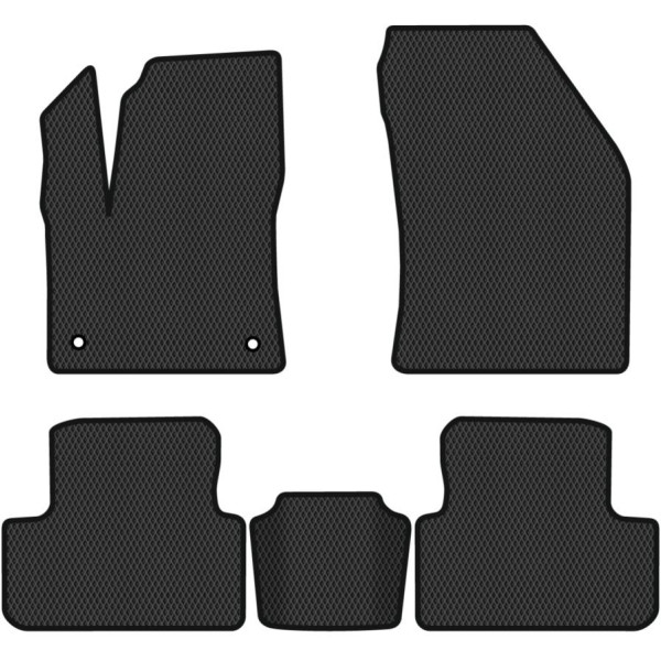 Polymer EVA golvmattor DS Automobiles DS7 Crossback E-Tense från 2018