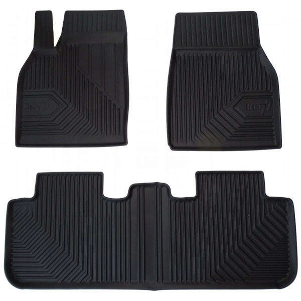 Gummimattor No.77 Tesla Model Y Crossover, Post-facelift,clip från 2025