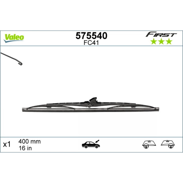 Torkare Valeo First VF41, 400 mm