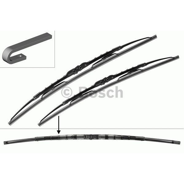 Torkarsats Bosch Twin 682, 550/530 mm