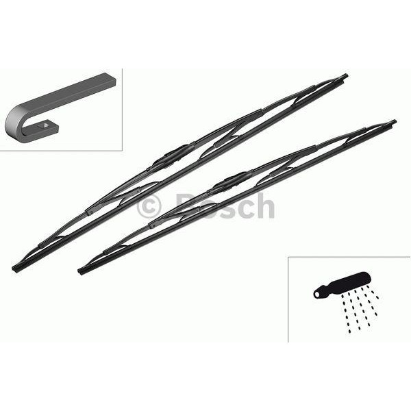 Torkarsats Bosch Twin 725, 650/550 mm