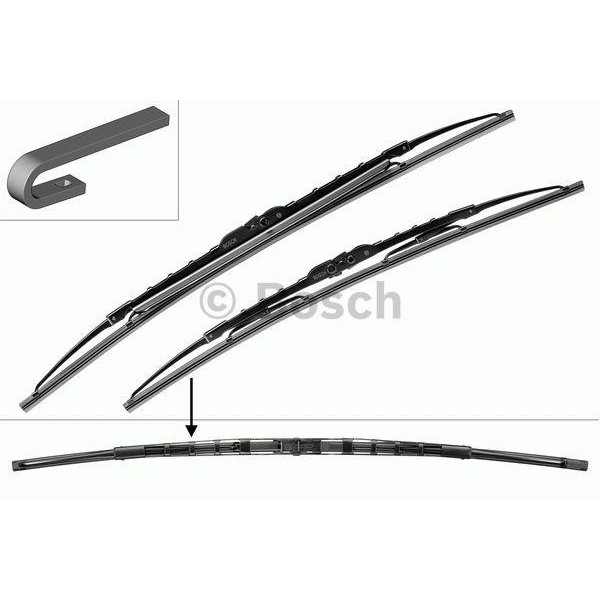 Torkarsats Bosch Twin Spoiler 582S, 550/530 mm