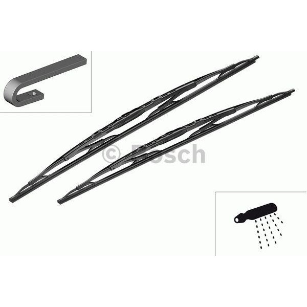 Torkarsats Bosch Twin Spoiler 657S, 650/650 mm