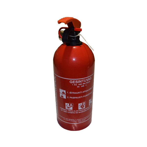 Brandsläckare GP-1xABC med tryckmätare