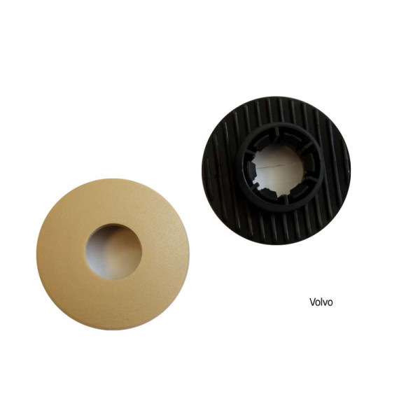 Matthållare, rund, beige (Volvo)