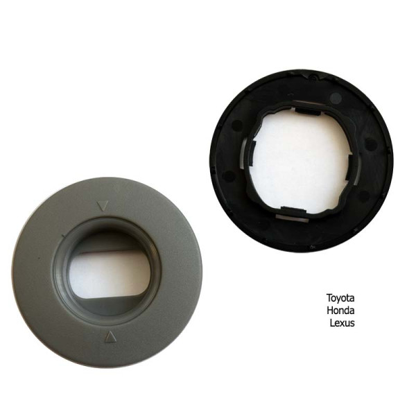 Matthållare, oval, grå (Toyota)