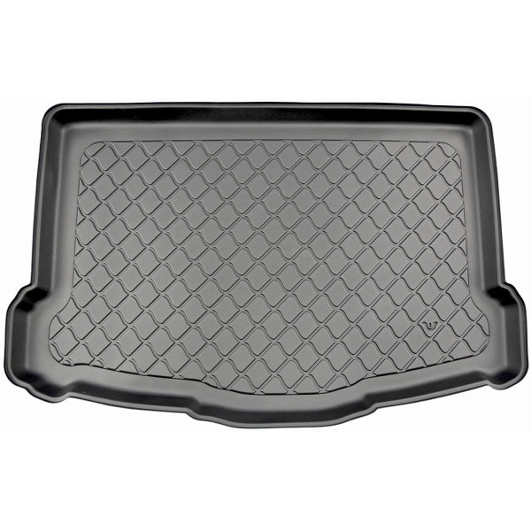Bagagerumsmatta Nissan Qashqai 2014-2021 (den nedre delen / med ett tunt reservhjul)