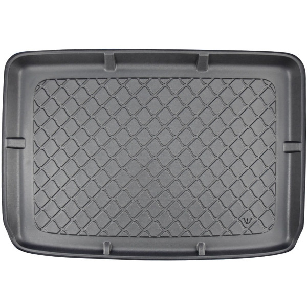 Bagagerumsmatta Skoda Yeti Hatchback 2009-2017 (version med standard reservhjul)