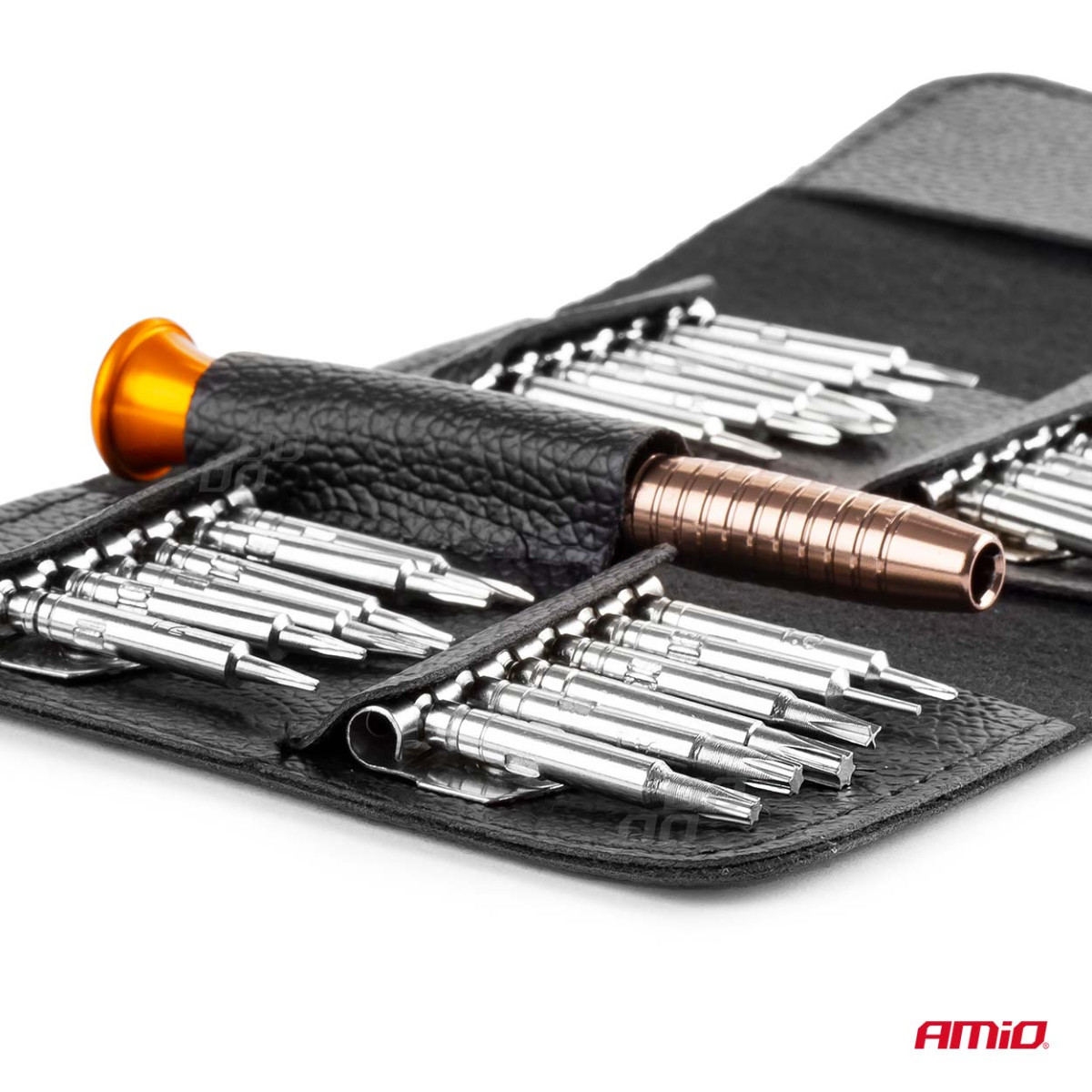 Precisionsskruvmejsel med 25 bits, AMIO-02839