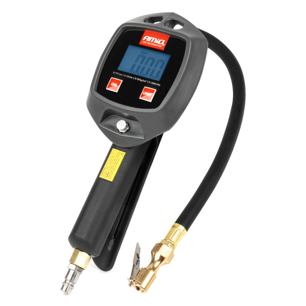 Pumppistol med digital tryckmätare 18 bar AMIO-04482