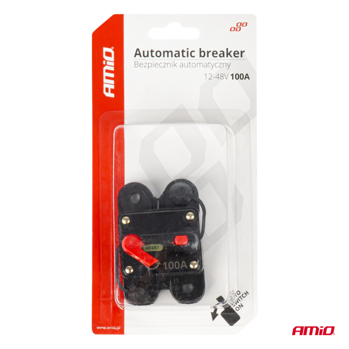 Automatisk bilsäkring/automatsäkring 12-48V 100A AMIO-03828