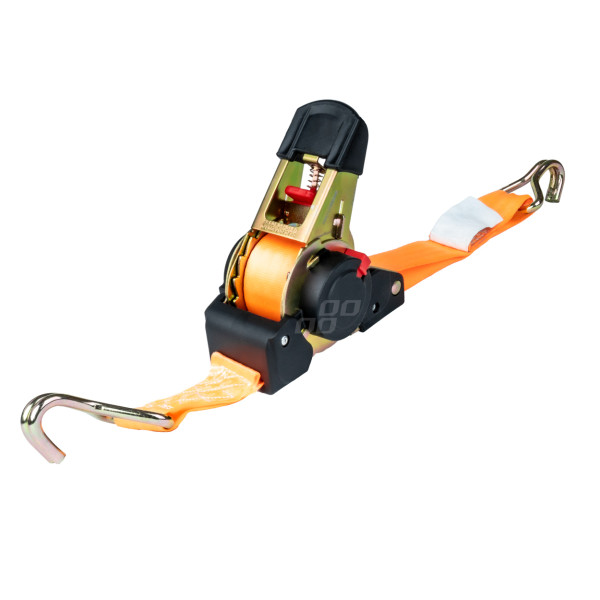 Lastsurrningsband med automatisk upprullare 1500/750 kg, 4,5 mx 50 mm, J-TYPE AMIO-03322