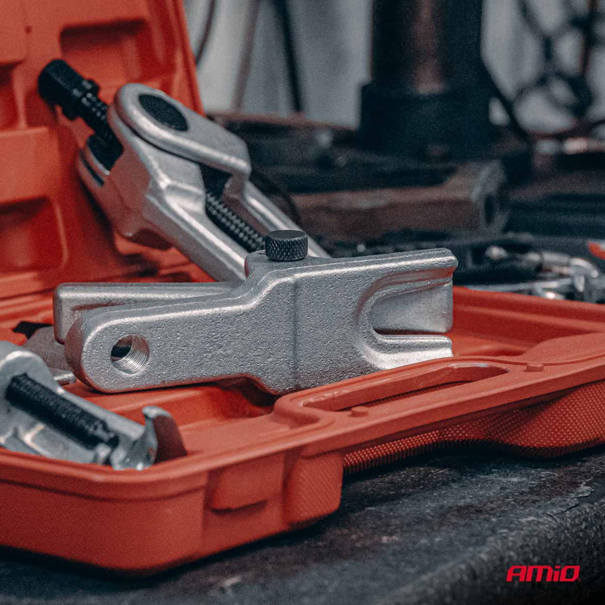 Verktygssats för borttagning av kulled och styrstångsände, 5 delar. AMIO-04767