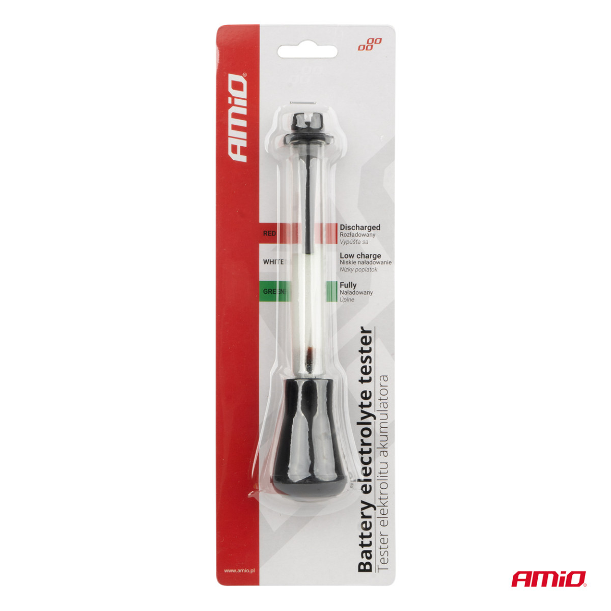 Batterielektrolyttestare TEST-01 AMIO-01249