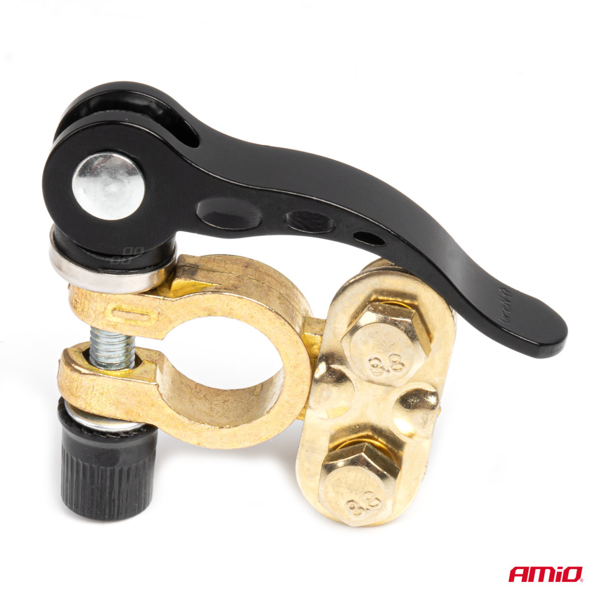 Universella batteripoler med snabbkoppling, koppar AMiO-04059