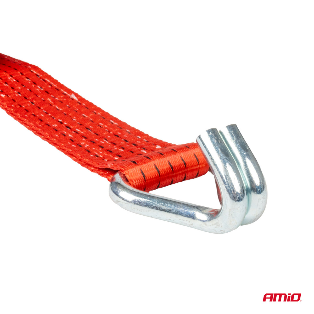 Lastsurrningsband ERGO med krok, 5000 kg, 5,6 mx 50 mm, AMIO-03996