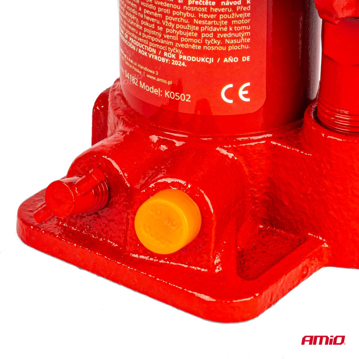 Hydraulisk pelarlyft 2000 kg, PVC-låda AMIO-04182