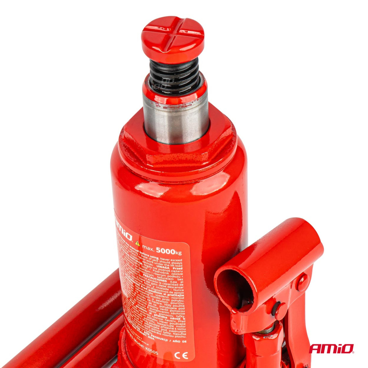 Hydraulisk pelarlyft 5 t, PVC-låda AMIO-04183