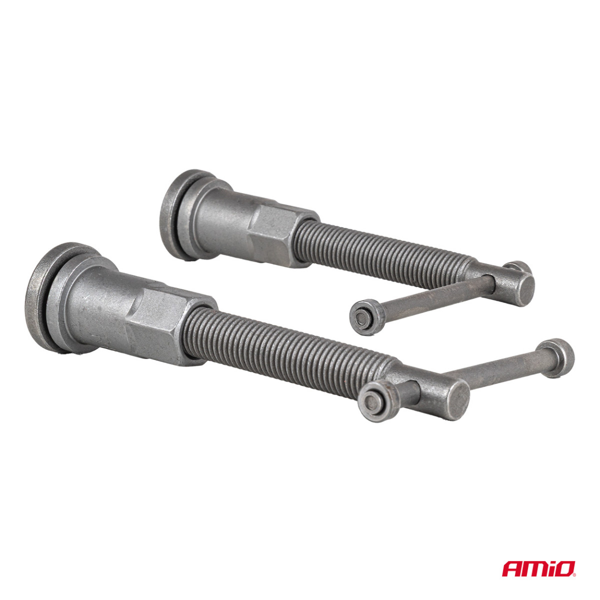 Verktygssats för pressning och skruvning av bromsokskolv, 22 delar. AMIO-04768