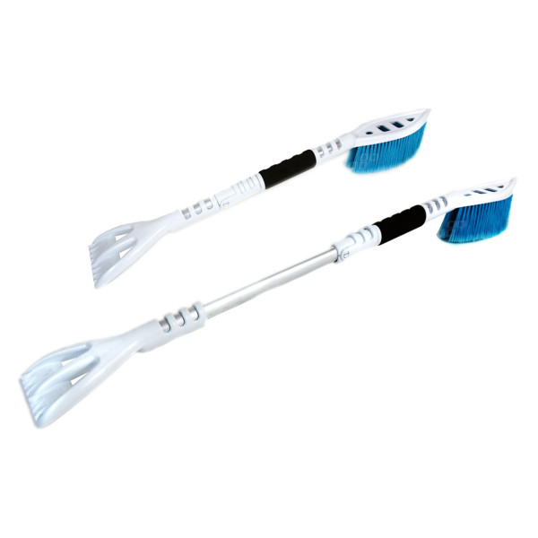 Teleskopisk snöborste med isskrapa PREMIUM M1 ABS, 660–890 mm