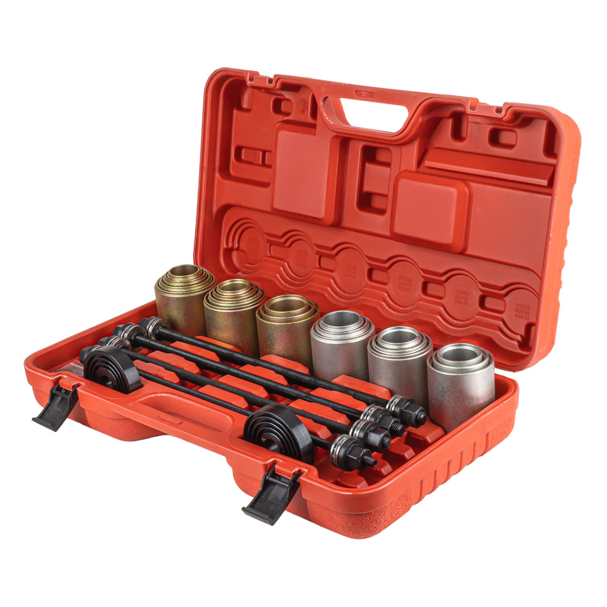 Verktygssats för hylsmontering och -utdragning, 26 delar. AMIO-04772