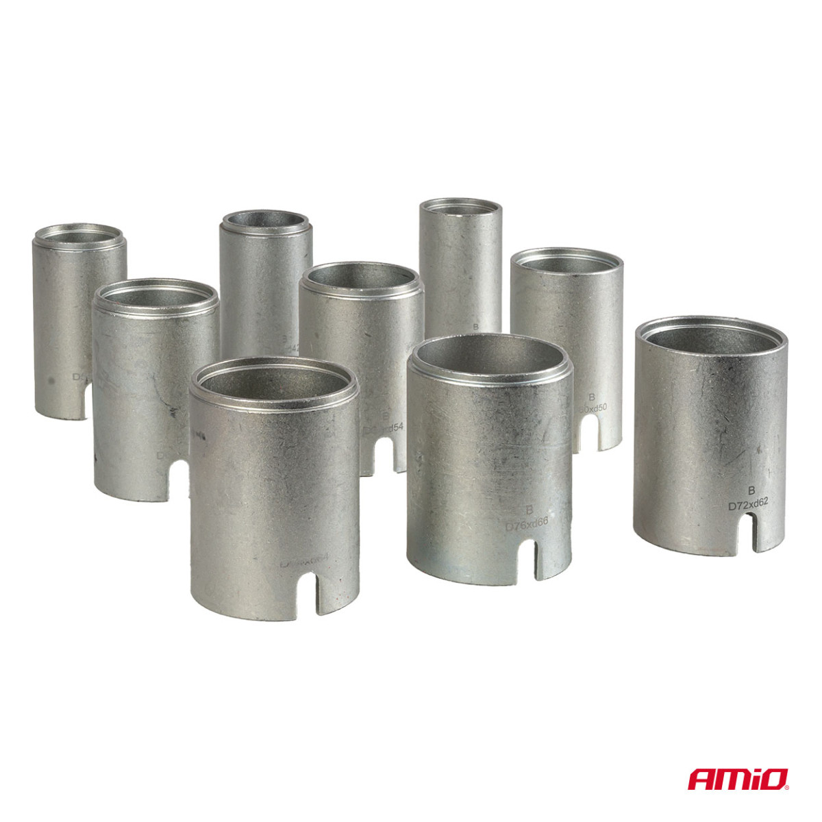 Verktygssats för hylsmontering och -utdragning, 26 delar. AMIO-04772