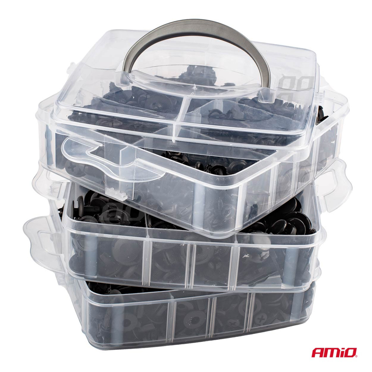 Klämmor för karosseri, 620 st., AMIO-02831 